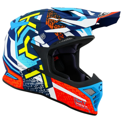 Casco KYT MX Skyhawk Hyperflow