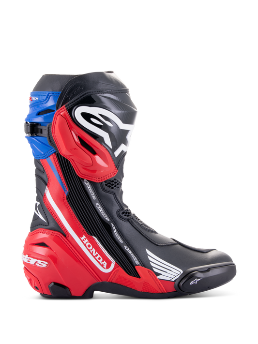 Calzado Alpinestars Honda Supertech R - Black Bright Red Blue