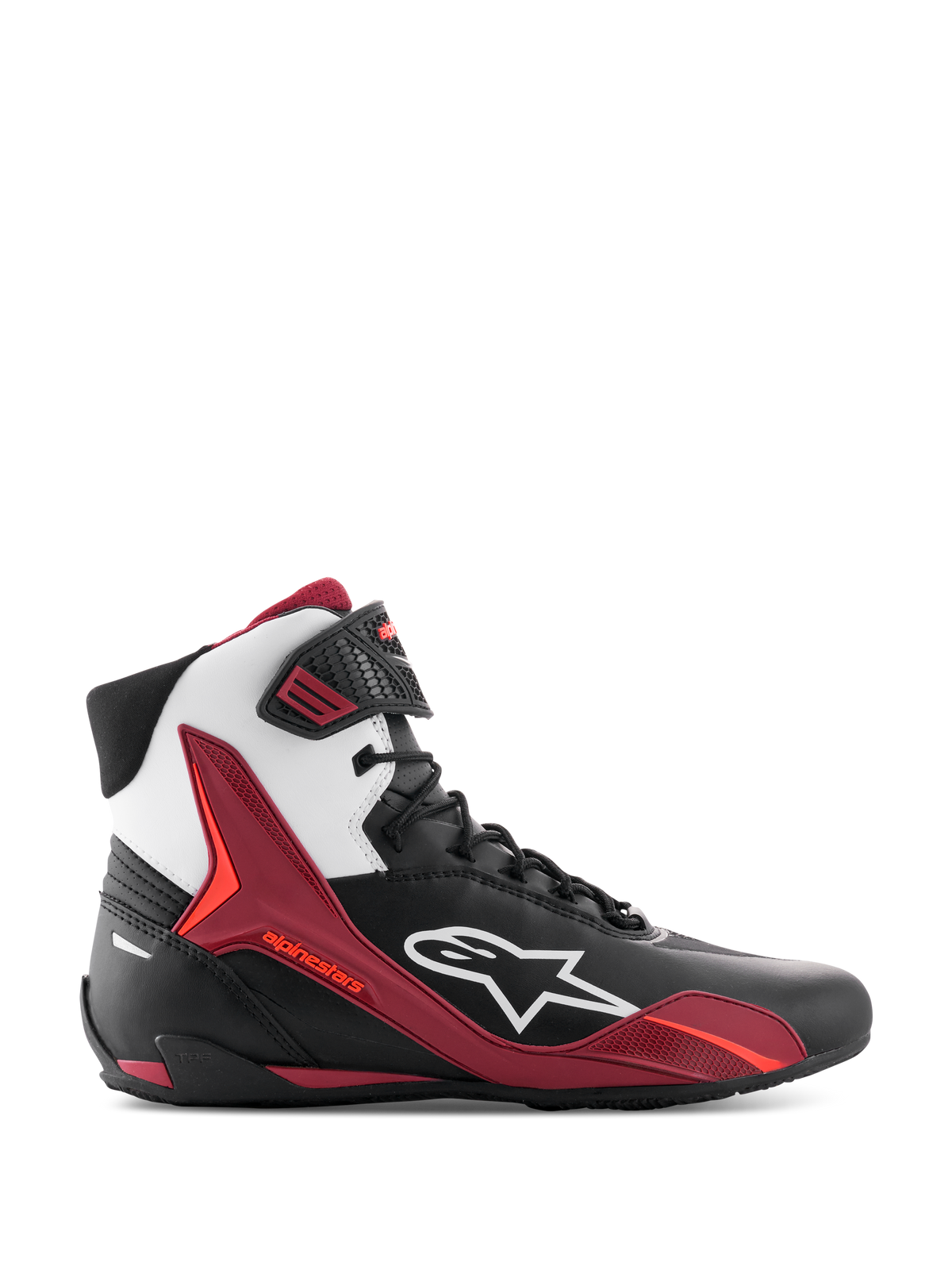 Calzado Alpinestars Faster-4 - Black White Dark Red