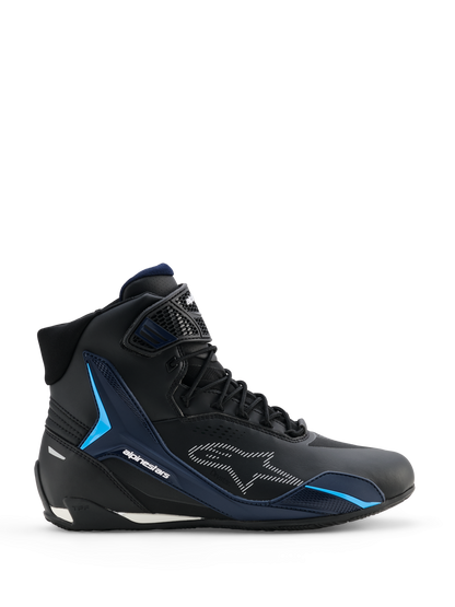 Calzado Alpinestars Faster-4 Drystar® - Black Night Navy Cyan