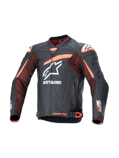 Chaqueta Alpinestars GP Plus R V4 Rideknit Leather - Black Red Fluo White