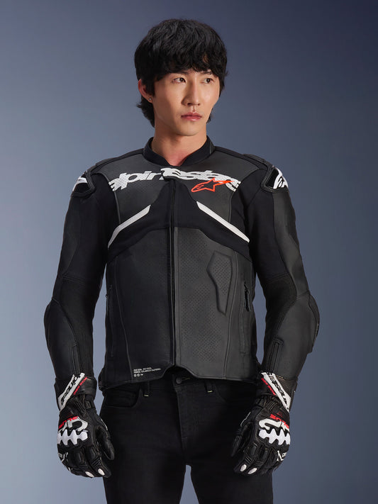 Chaqueta Alpinestars Atem V5 Leather - Black White