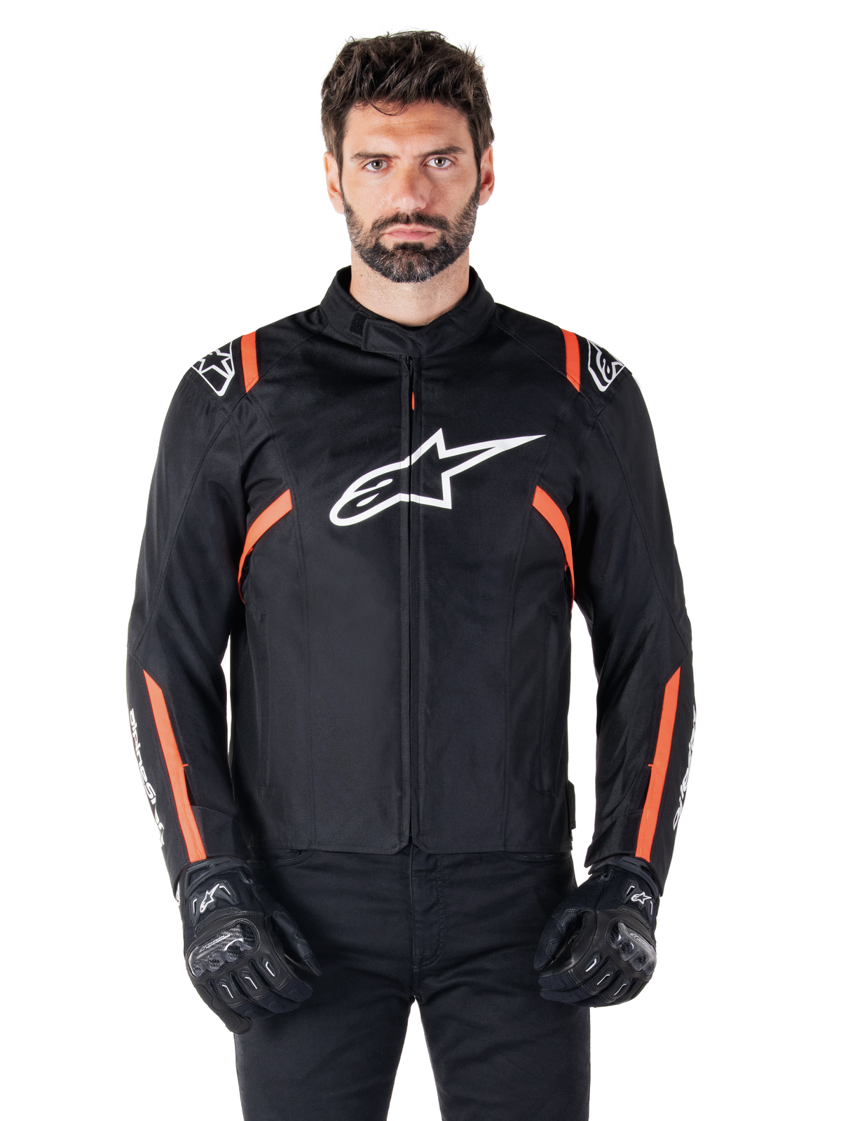 Chaqueta Alpinestars T-SPS V2 Waterproof - Black White Red Fluo