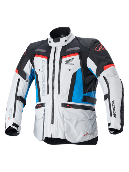 Chaqueta Alpinestars Honda Bogota' Pro Drystar® - Ice Gray Blue Bright Red