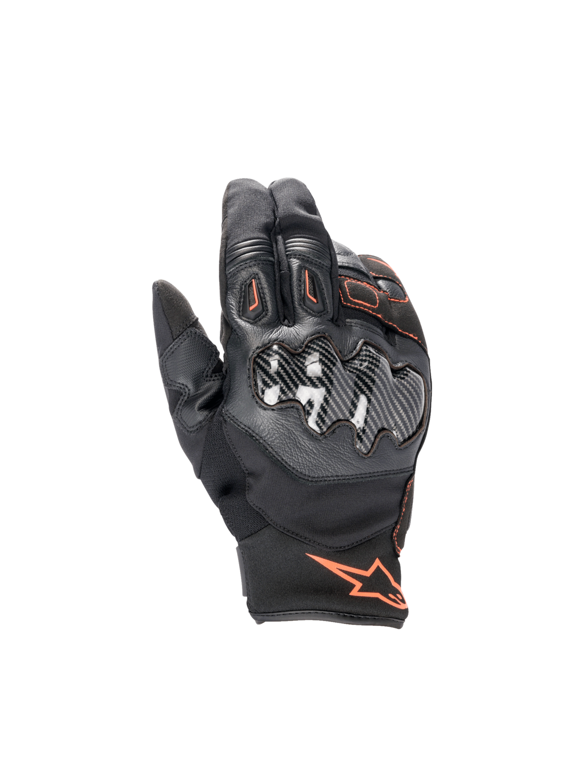 Guantes Alpinestars SMX-1 Drystar® - Black Red Fluo