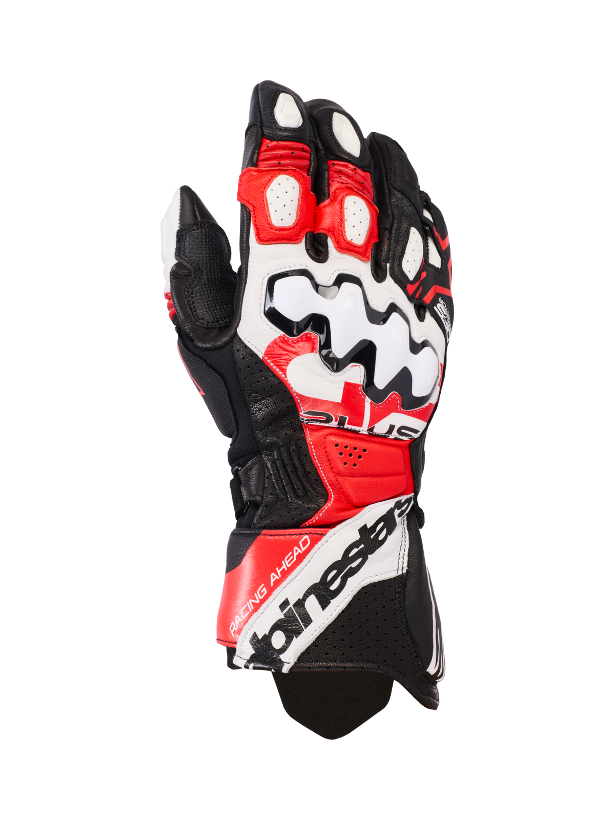 Guantes Alpinestars Gp Plus R V3 Leather - Black White Bright Red