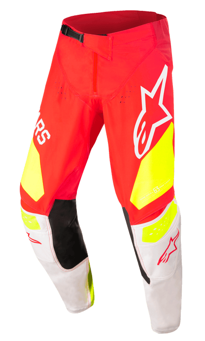 Pantalon Alpinestars Techstar Factory - Red Fluo White Yellow Fluo