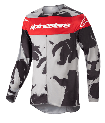 Jersey Alpinestars 2023 Racer Tactical - Cast Gray Camo Mars Red