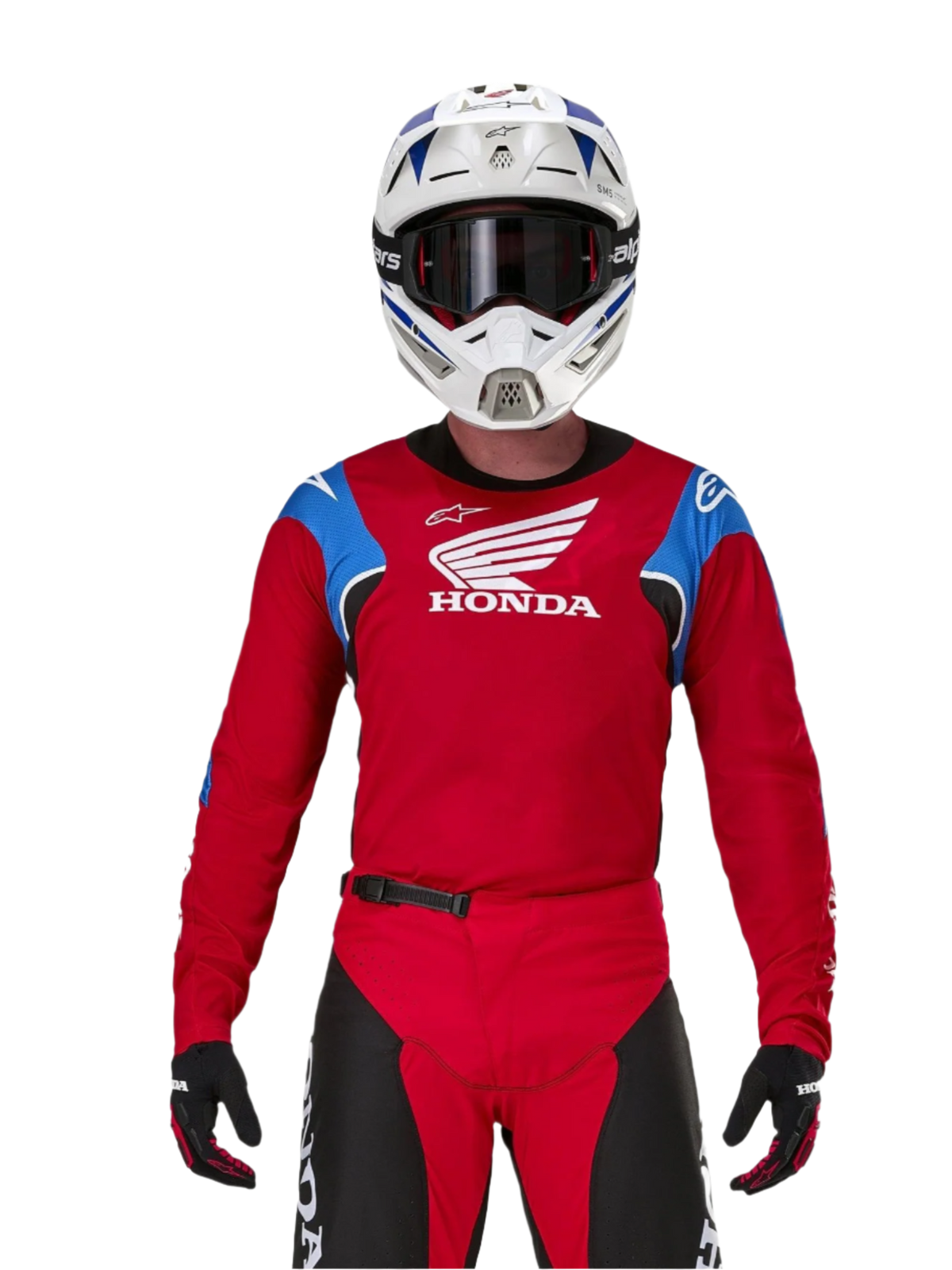 Jersey Alpinestars Honda Racer Iconic - Bright Red Black White