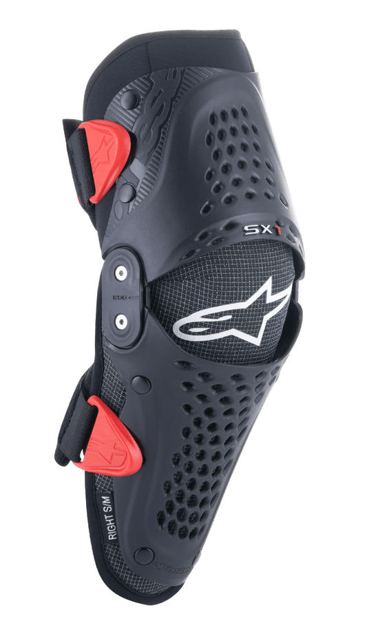 Rodilleras Alpinestars Juvenil SX-1 Knee Protectors - Black Red