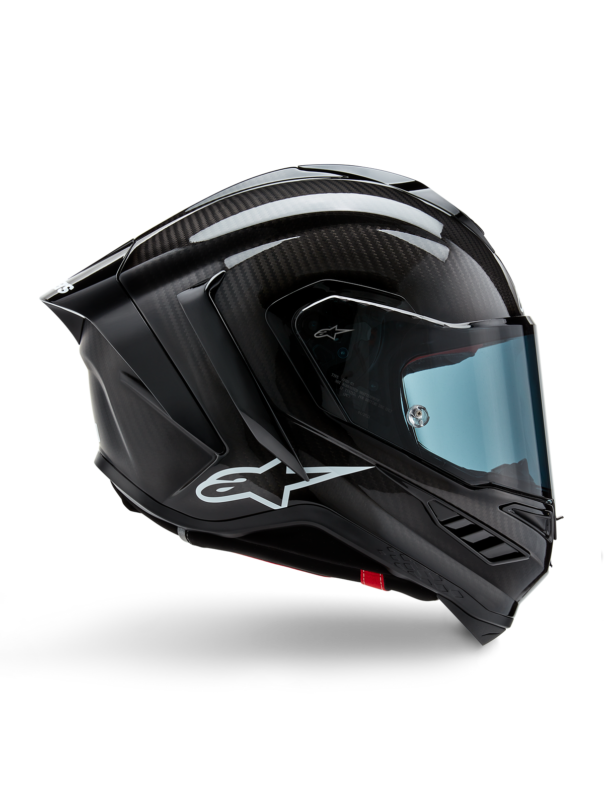 Casco Alpinestars Supertech R10 Solid - Black Carbon M G