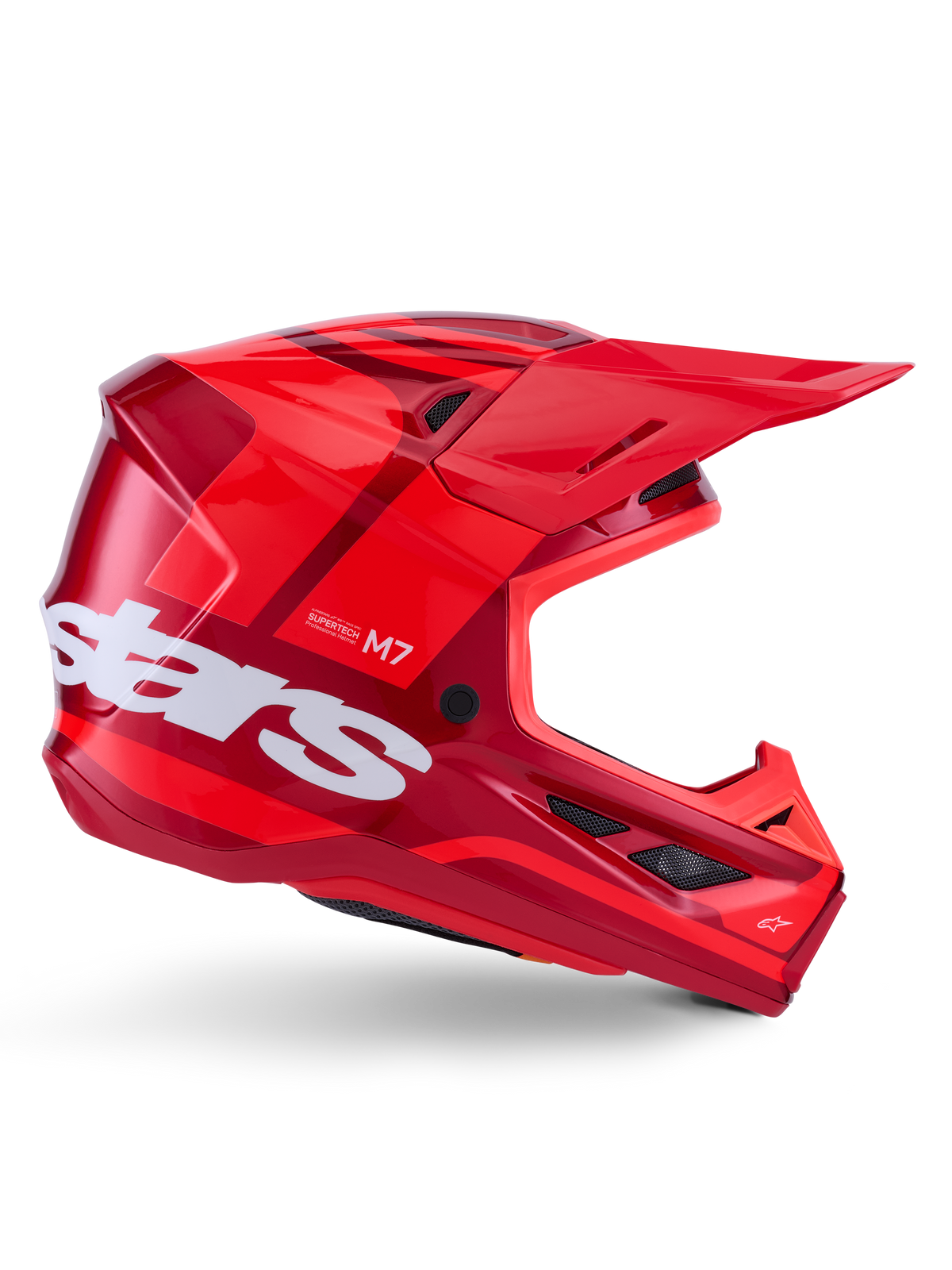 Casco Alpinestars S-M7 Core ECE 22.06 - Red Glossy