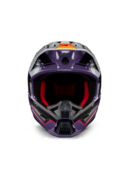 Casco Alpinestars S-M5 Sail ECE 22.06 - Violet Black Silver Glossy