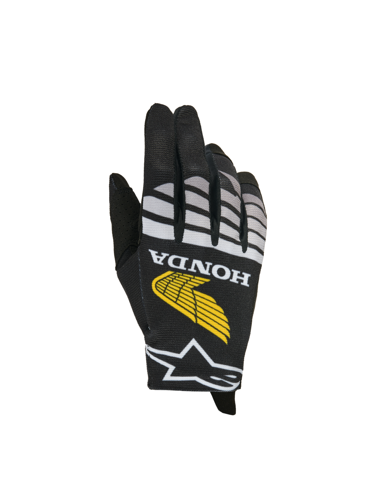 Guantes Alpinestars Honda Radar - Black/Gray/Yellow