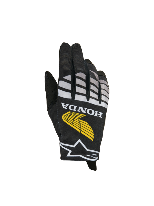 Guantes Alpinestars Honda Radar - Black/Gray/Yellow
