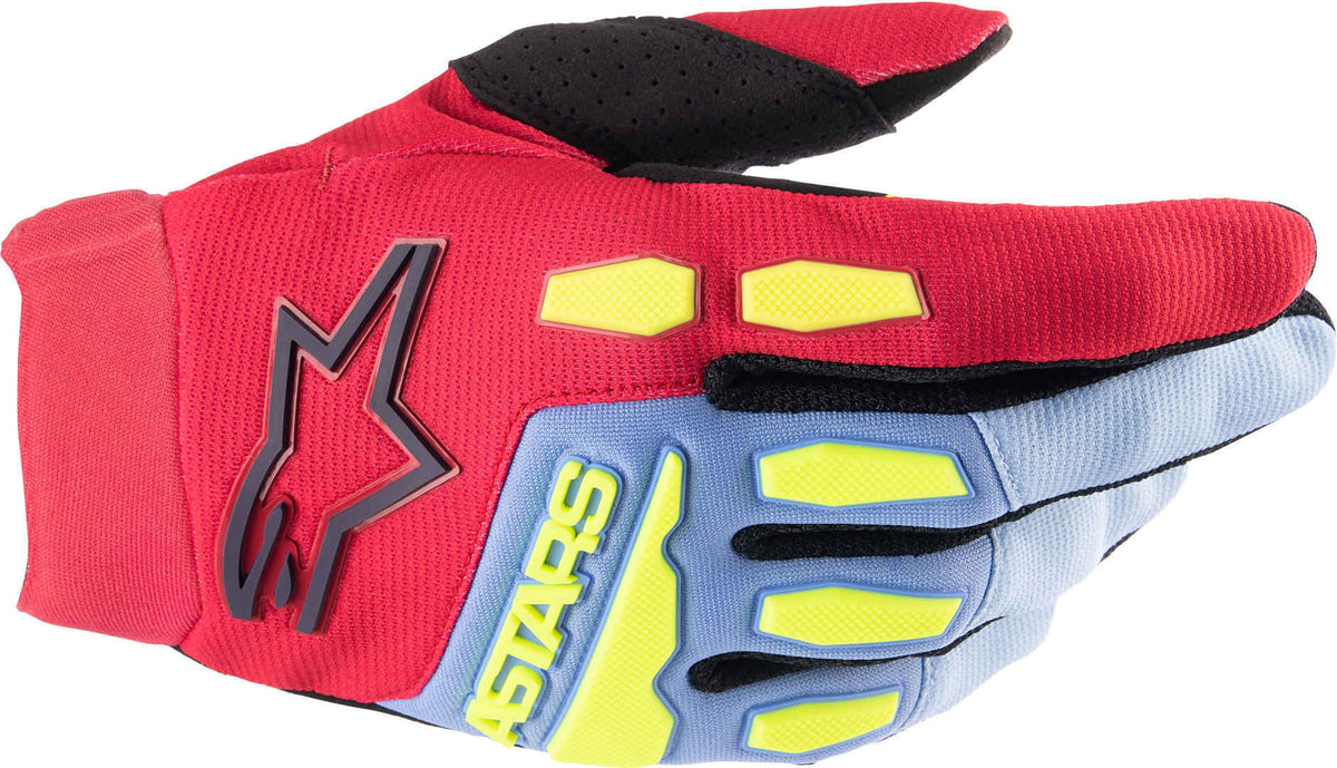Alpinestars 3543622-7067 - Light Blue Red Berry Black