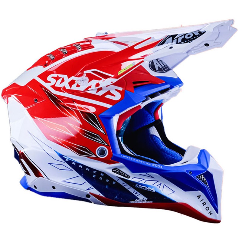 Casco Airoh Aviator 3 Six Days especial para motocross diseño exclusiv