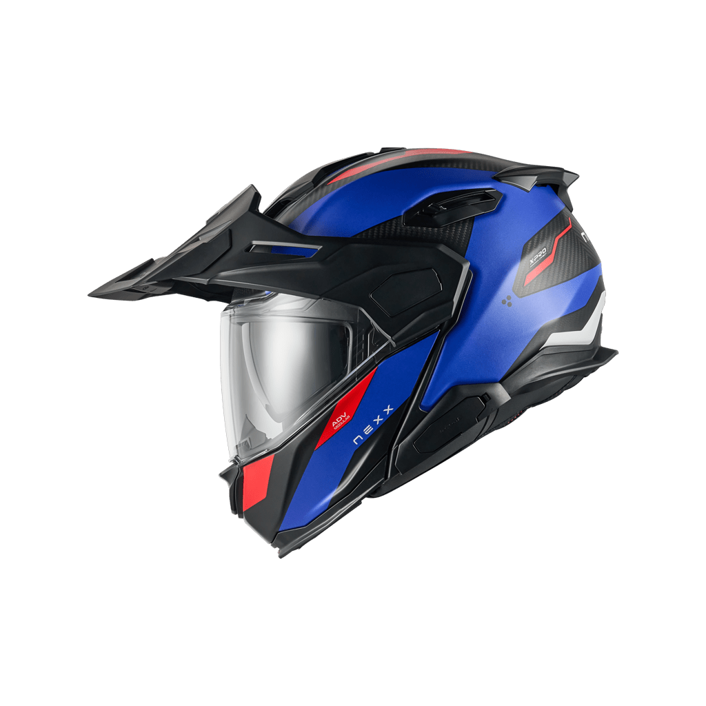 Casco Nexx X.LIFECOUNTRY Terra - BLUE.RED MT - vista 1