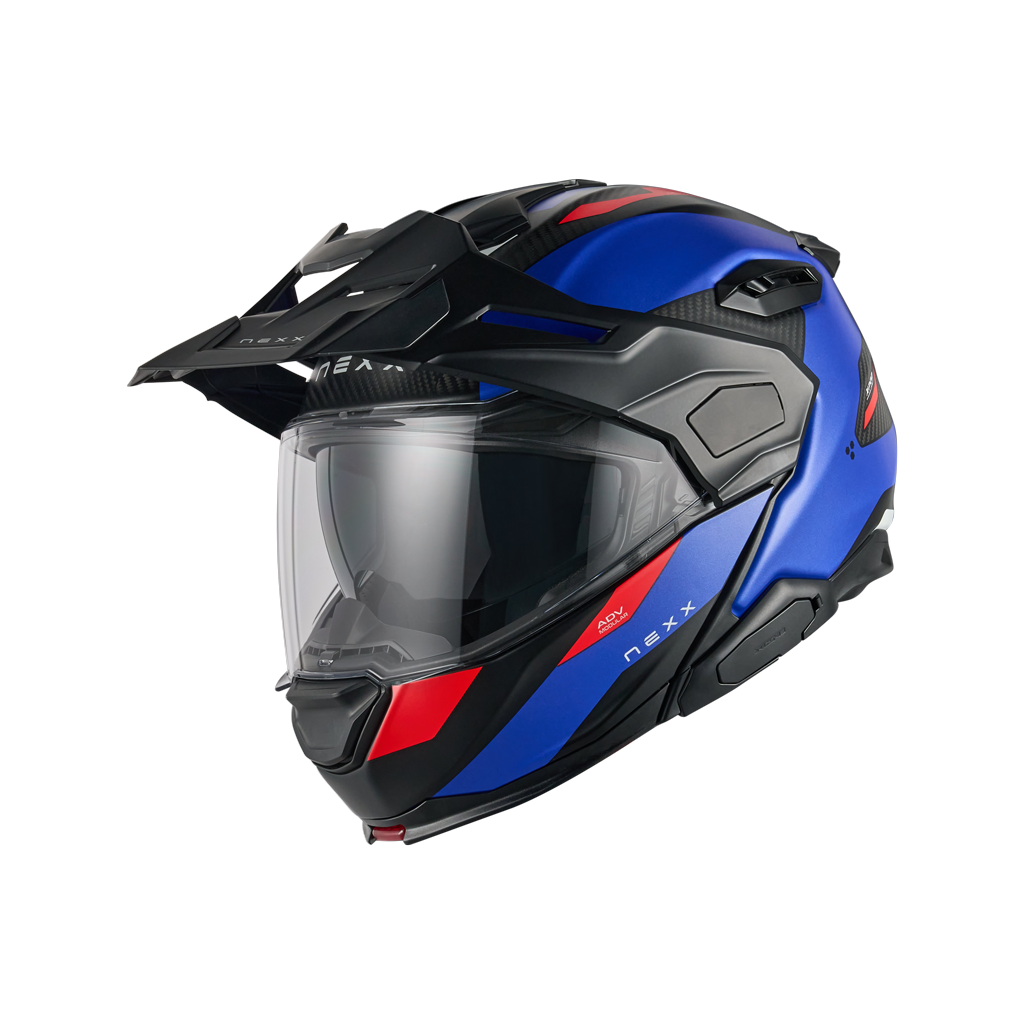 Casco Nexx X.LIFECOUNTRY Terra - BLUE.RED MT - vista 2