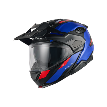 Casco Nexx X.LIFECOUNTRY Terra - BLUE.RED MT - vista 2