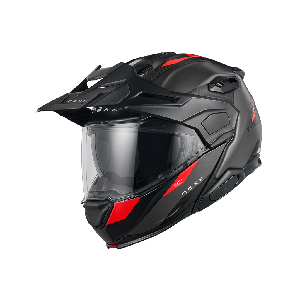 Casco Nexx X.LIFECOUNTRY Terra - GREY.RED MT - vista 2