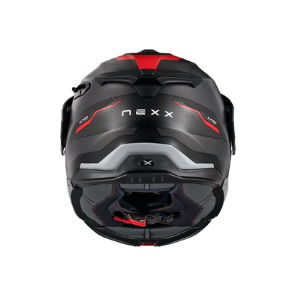 Casco Nexx X.LIFECOUNTRY Terra - GREY.RED MT - vista 3