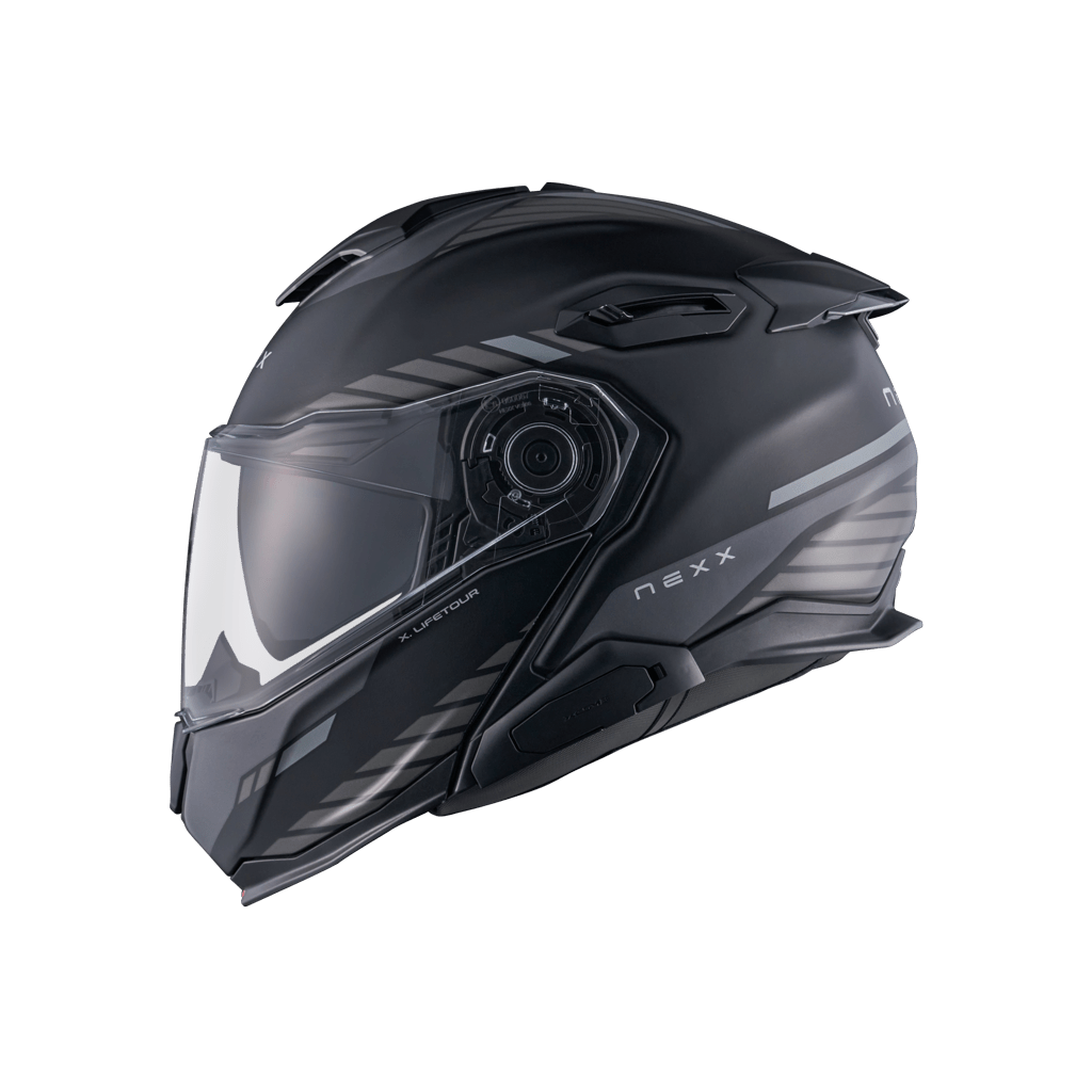 Casco Nexx X.LIFETOUR Globe - BLACK.GREY MT - vista 1