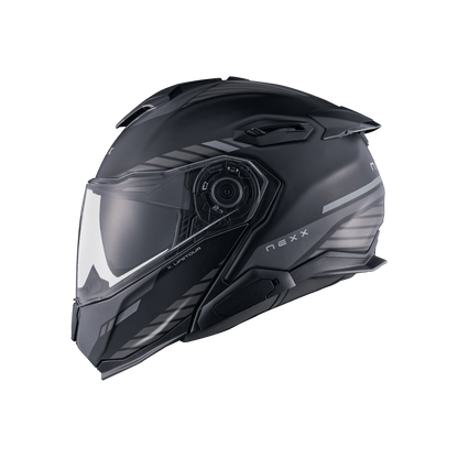 Casco Nexx X.LIFETOUR Globe - BLACK.GREY MT - vista 1