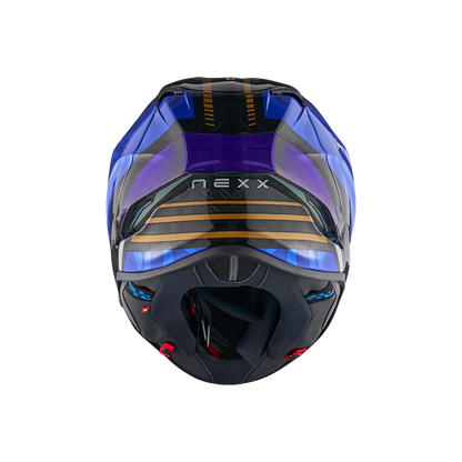 Casco Nexx X.R3R Swirl - DEEP BLUE - vista 3