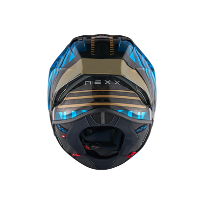 Casco Nexx X.R3R Swirl - SKY BLUE - vista 3