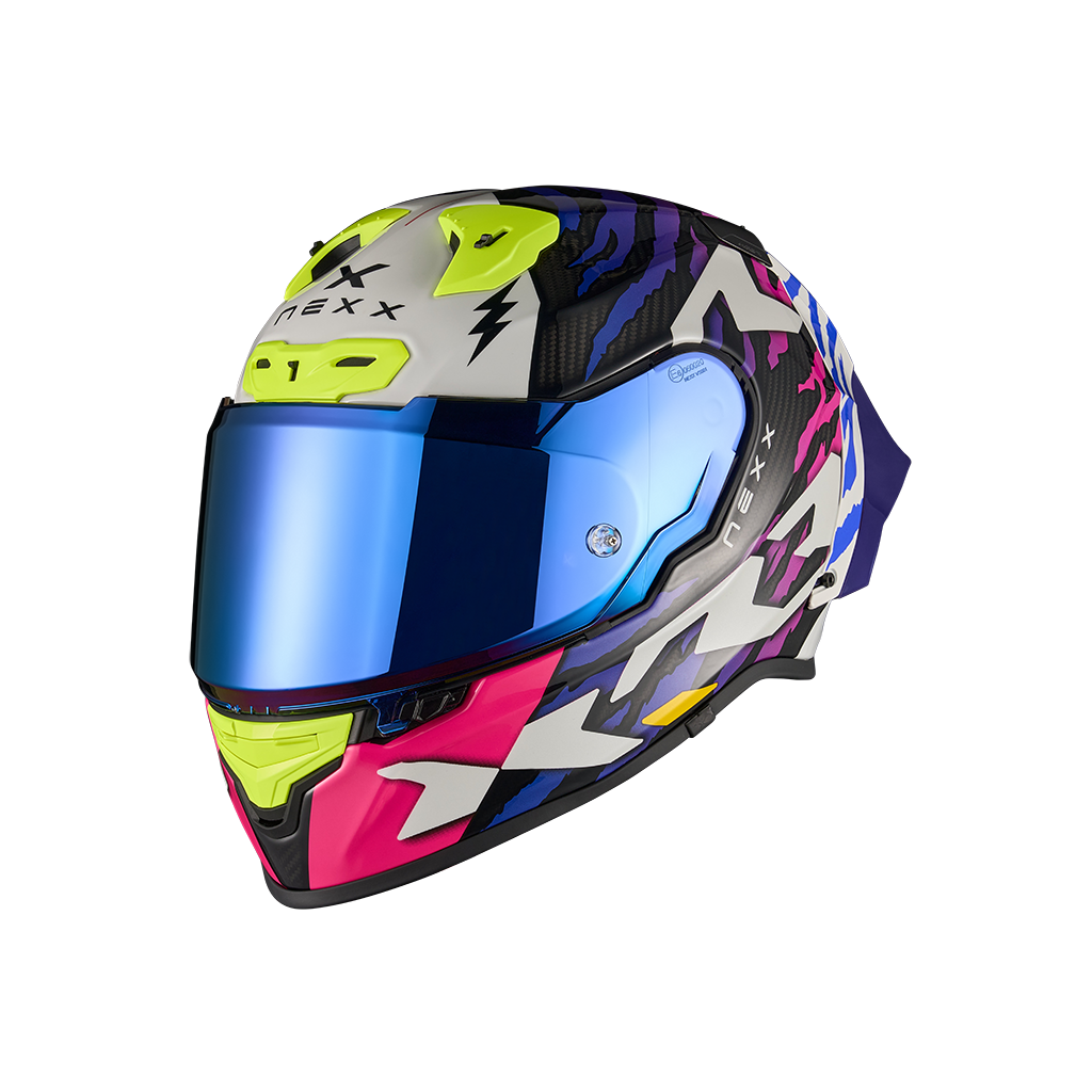 Casco Nexx X.R3R Ziger - PURPLE.BLUE - vista 2