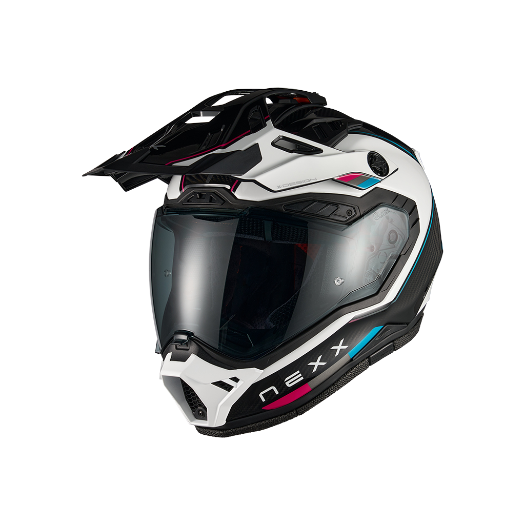 Casco Nexx X.RALLY Raid - BLUE.PINK - vista 2