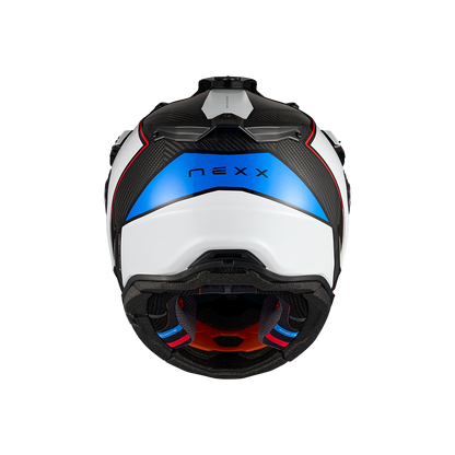Casco Nexx X.RALLY Raid - BLUE.RED - vista 3