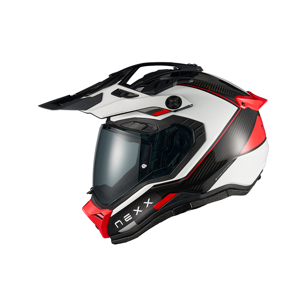 Casco Nexx X.RALLY Raid - WHITE.RED - vista 1