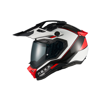 Casco Nexx X.RALLY Raid - WHITE.RED - vista 1
