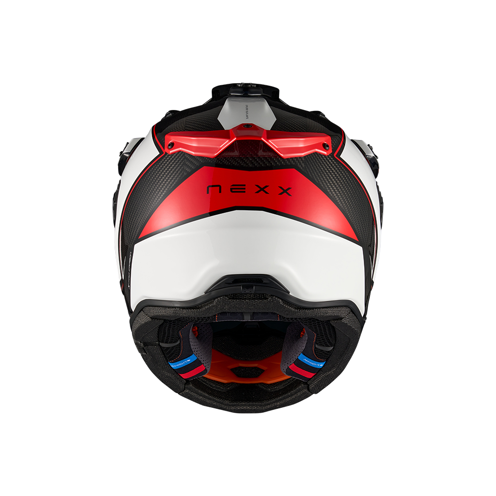 Casco Nexx X.RALLY Raid - WHITE.RED - vista 3