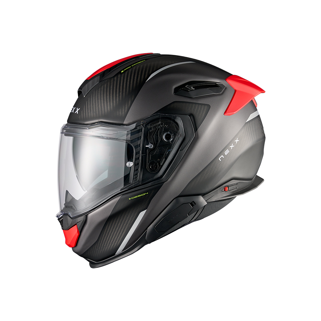 Casco Nexx X.TR Rush - BLACK.RED MT - vista 1