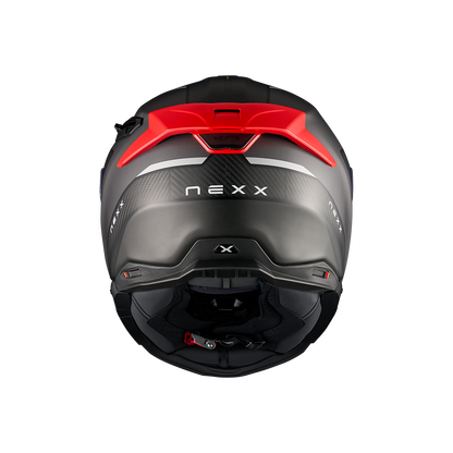 Casco Nexx X.TR Rush - BLACK.RED MT - vista 3
