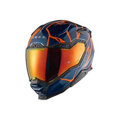 Casco Nexx X.WST3 B-Side - BLUE TEAL.ORANGE - vista 2