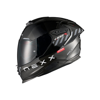 Casco Nexx Y.100R Fade - BLACK.RED - vista 1