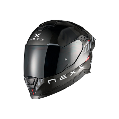 Casco Nexx Y.100R Fade - BLACK.RED - vista 2