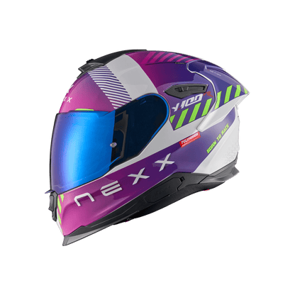 Casco Nexx Y.100R Fade - PURPLE.WHITE - vista 1