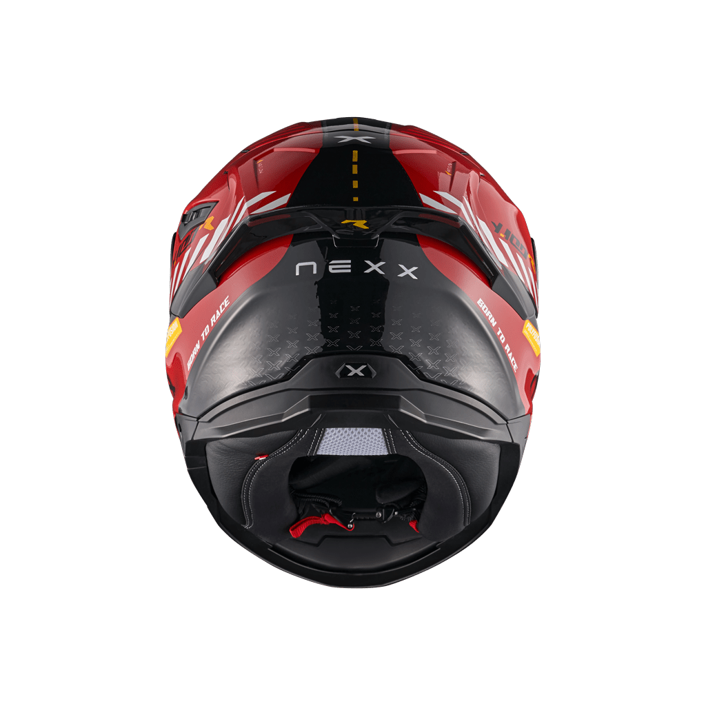 Casco Nexx Y.100R Fade - RED.BLACK - vista 3