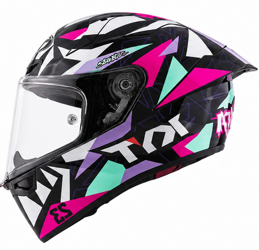 Casco KYT KX-1 Race GP Bastianini Replica 2025 FIM