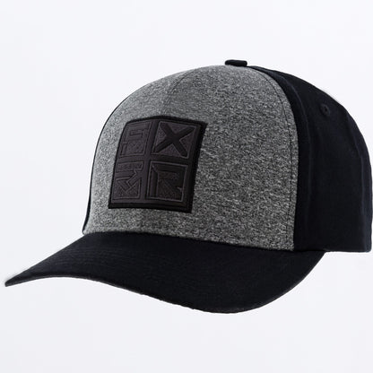 Gorra FXR Ride X - Grey Heather/Black - vista oficial 1