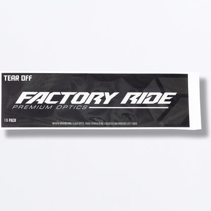 Tear-offs FXR Factory Ride Roll-Off · Pack de 10 - Clear - vista oficial 2