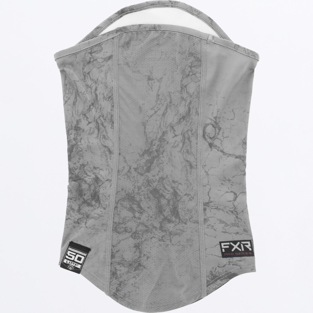 Cuello textil FXR Pro Series UPF Gaiter - Grey Ripple - vista oficial 1