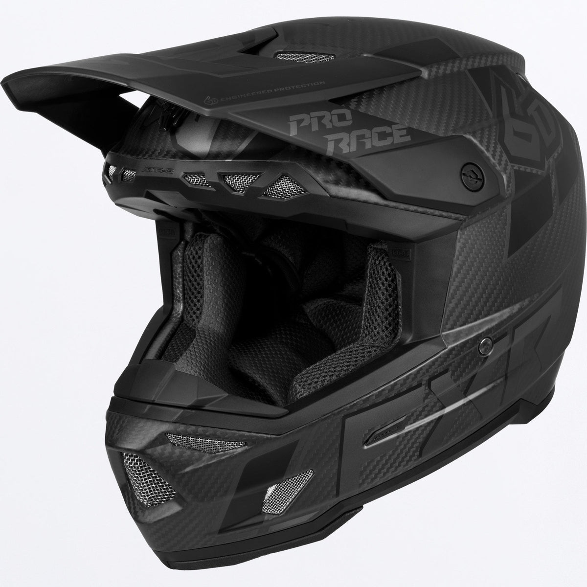 Casco FXR 6D ATR-3 - Black - vista oficial 1