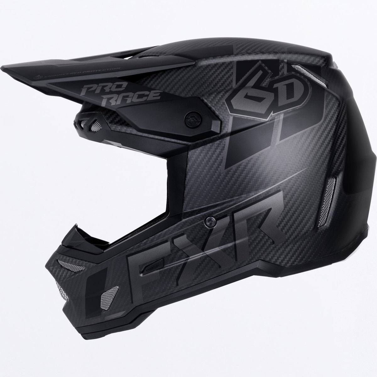 Casco FXR 6D ATR-3 - Black - vista oficial 2