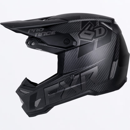 Casco FXR 6D ATR-3 - Black - vista oficial 2
